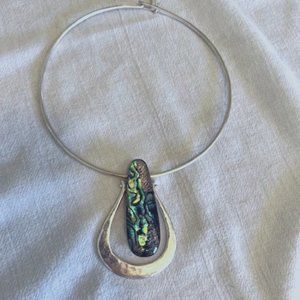 Sterling Silver & Abalone Necklace